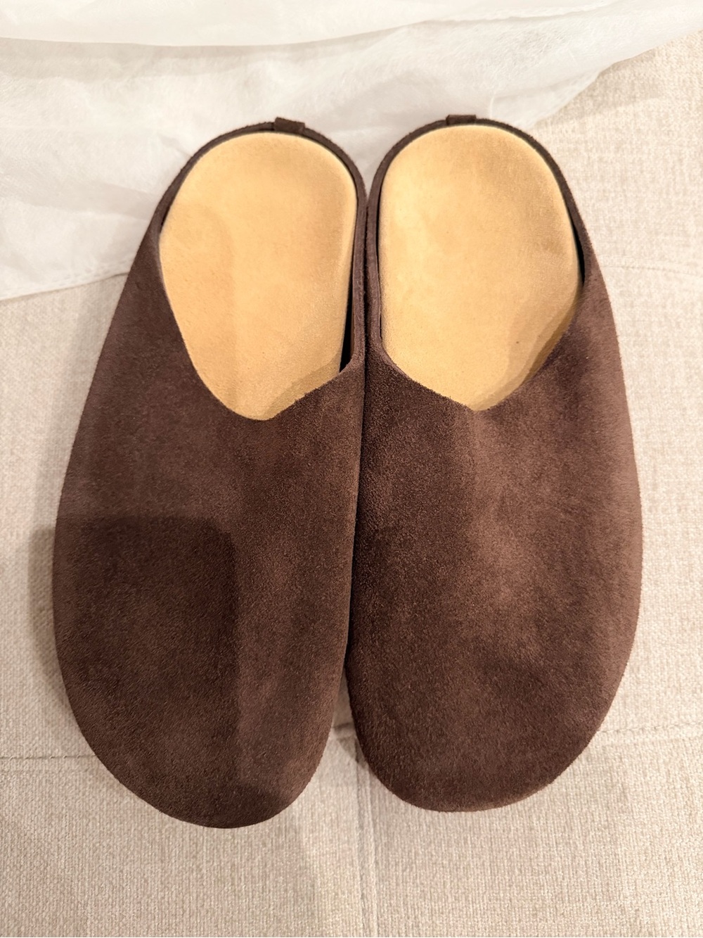 Women’s Brown Slip-On Suede Comfort Mule Shoes size 39 - Picture 4 of 4